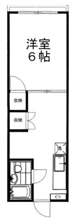 東和コーポの物件間取画像